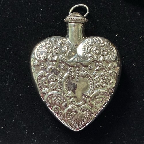 Vintage antique heart - antique, sterling