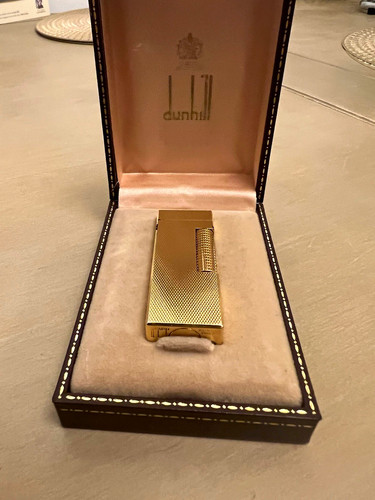 Vintage boxed dunhill gold - boxed,