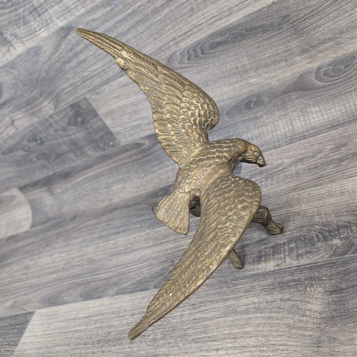 Vintage solid brass eagle - vintage,