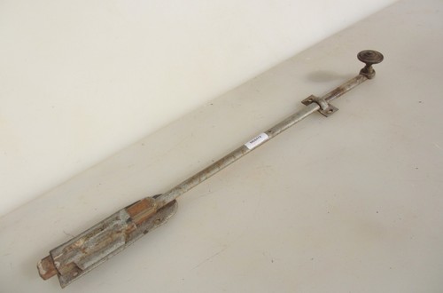Large antique iron door lock - large,