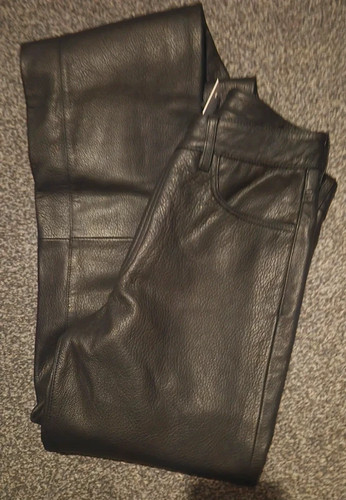 Leather trousers made - trousers,