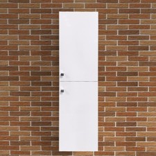 Bathroom White Unit Tall Boy