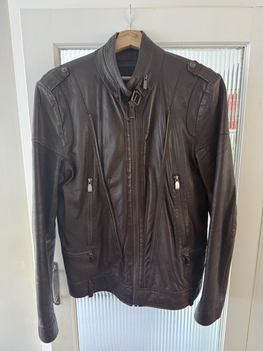 Zara men leather jacket size - jacket,
