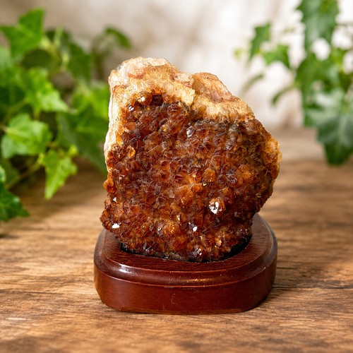 Citrine crystal cluster - citrine,