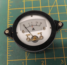 Vintage Analogue Panel Ammeter
