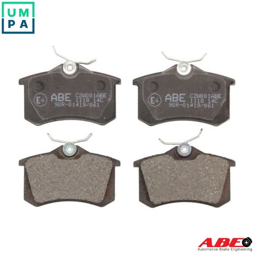 Brake pad set - set, disc