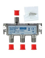 Technetix ESX-03 3 Way Coaxial Coax Splitter Virgin Media