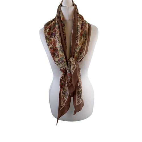Liberty silk floral scarf - silk,