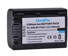 NP-FV50 Battery for Sony HandyCam DCR-SX30 SX33 SX45 SX60 DVD110 DVD115 1200mAh