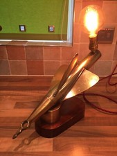 Ships Log Spinner Walkers Cherub Desk Light Vintage Brass  Maritime Marine Boat