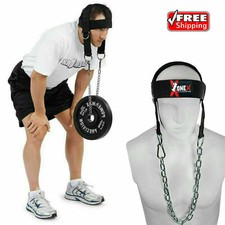 Neck Exercise Head Harness New Cotton Weight Lifting Gym Dipping Belt strength