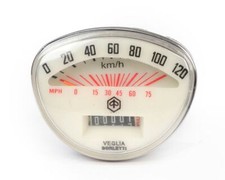 Speedometer 120km/h, 75mph