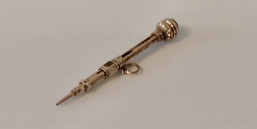 Victorian 9ct gold propelling - victorian,