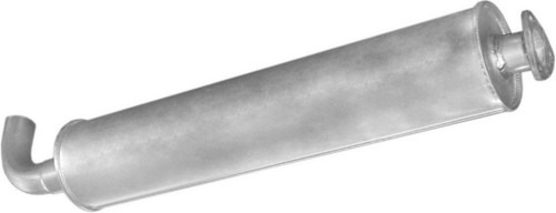 New rear exhaust muffler steel - exhaust,