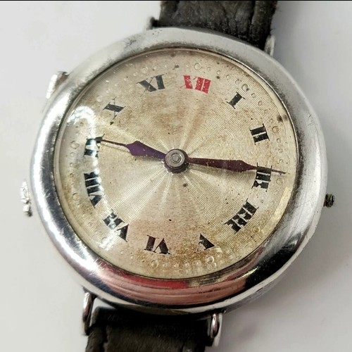 1922 silver hallmarked watch - silver,