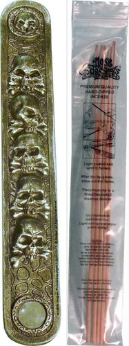Stacked skulls stick - stacked, incense