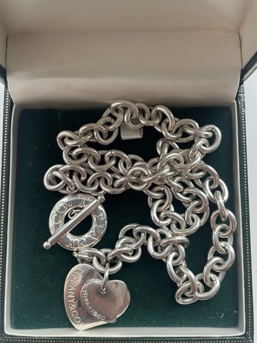 Tiffany silver heart tag - co.,