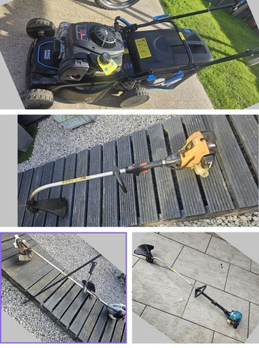 Petrol lawnmower and x - and,