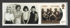 Queen The works £1.63 Stamp + Label from LS124 2020 Smiler Sheet Freddie Mercury