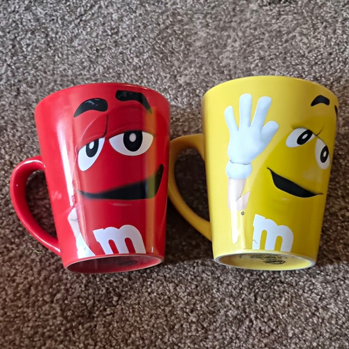 Red yellow character - m&m’s,