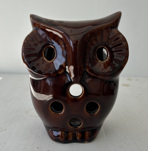 Vintage denmead pottery owl - vintage,