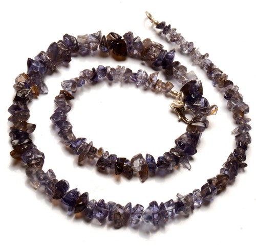 Natural iolite gemstone to - 4,