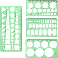 4 Pcs Circular Templates for