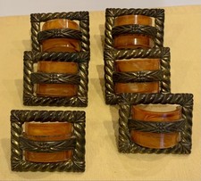 Set Of 6 Antique Art Deco