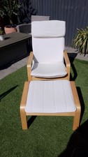 Ikea Poang Chair & footstool