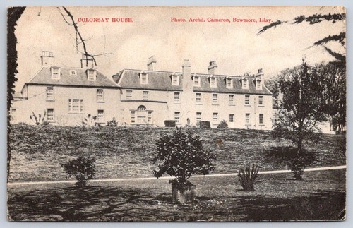 Oban antique scotland postcard - oban,
