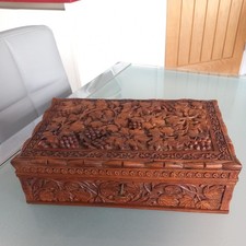 Vintage indian hand carved - indian,
