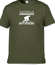 bowls t shirt dad grandad warning or dna novelty fathers day gift bowling green