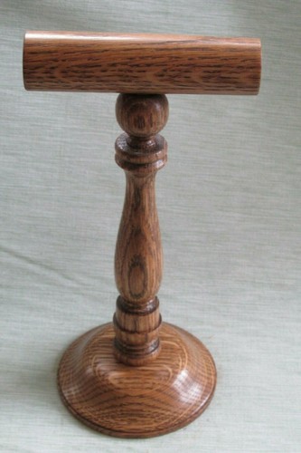 Wooden taxidermy stand - stand, bird