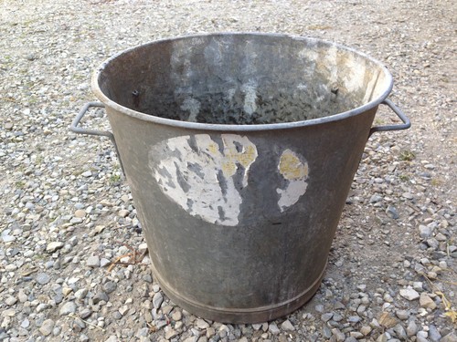 Vintage galvanized zinc - vintage,