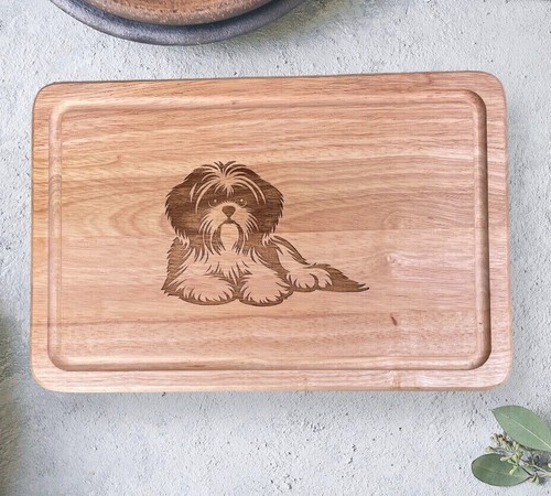 Laser engraved dog - engraved,