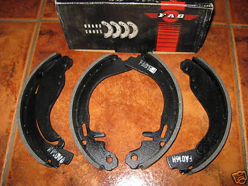 Rear brake shoes - rear, fits