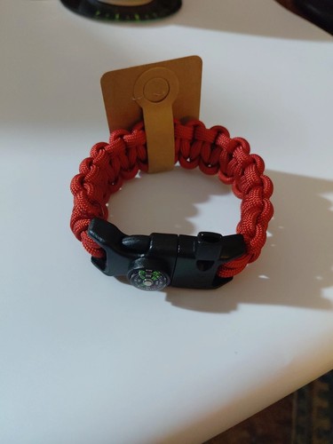 Survival bracelet hand - hand, made