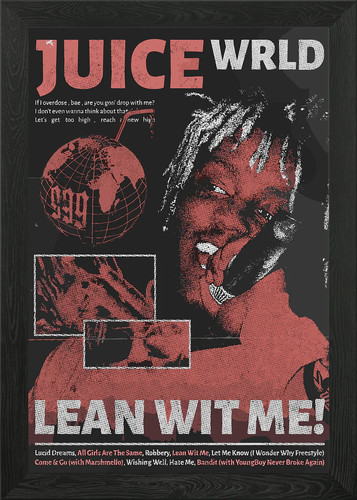 Juice wrld 999 rapper framed - wrld,