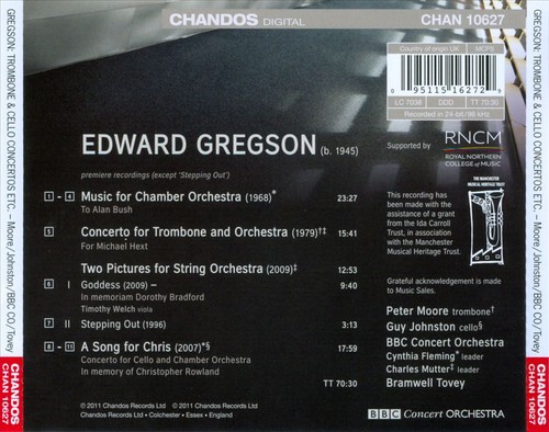 Edward gregson song for - a,