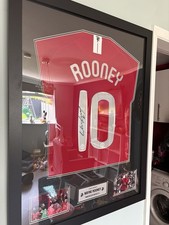 Signed And Frame Wayne Rooney