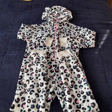 M&S Girls Leopard Multi Print