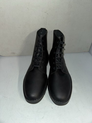 Solovair black greasy - black, leather