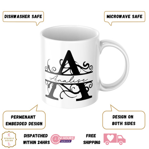 Personalised any name mug - personalised,