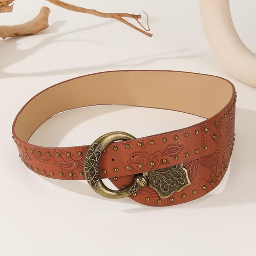 Women wide belt punk - wide,