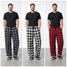 3 Pack Mens Pyjama Trousers PJ