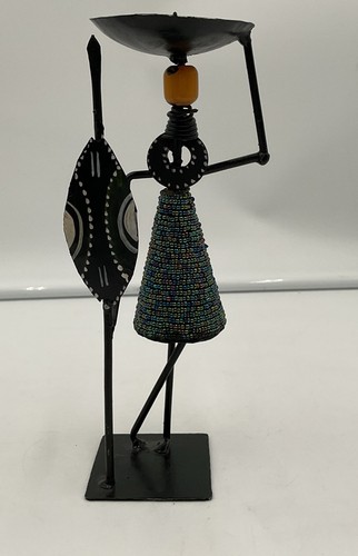 Handmade african metal beaded - handmade,