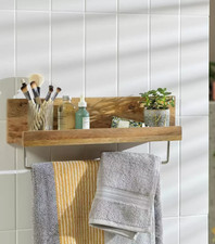 Wooden Wall Mounted Shelf &