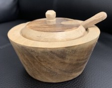 Wooden salt box - wooden,