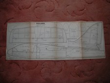 Radio Modeller Plans of the Polaris March 1989 a slope soarer 62 1/2" span