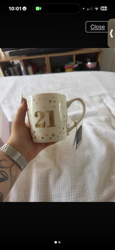 21st birthday mug silver - mug,